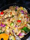 Pork and Chicken Fajitas