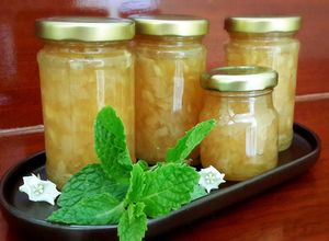 รูปของ Fresh mint apple confiture (แยมมิ้นท์แอปเปิ้ล)