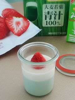 รูปของ ツルツルプリン Aojiru Soy Milk Pudding