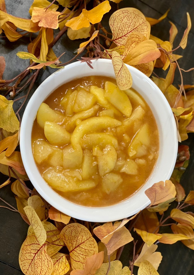 Una foto de Fried apples 🍏 (Gluten free & Dairy free)