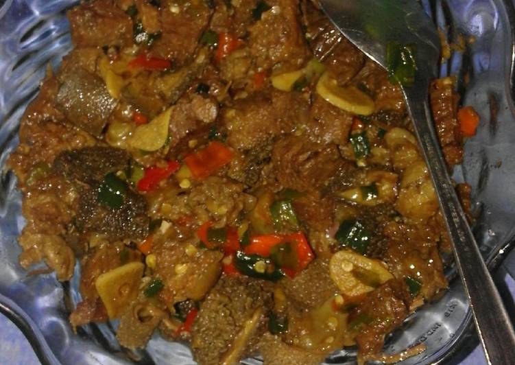 Resep Tumis D.Kambing Teriyaki, Bikin Ngiler
