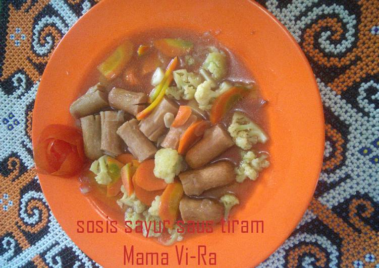 Sosis sayur saus tiram