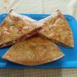 Hojaldre redondo sin gluten o normal relleno de salmón fresco