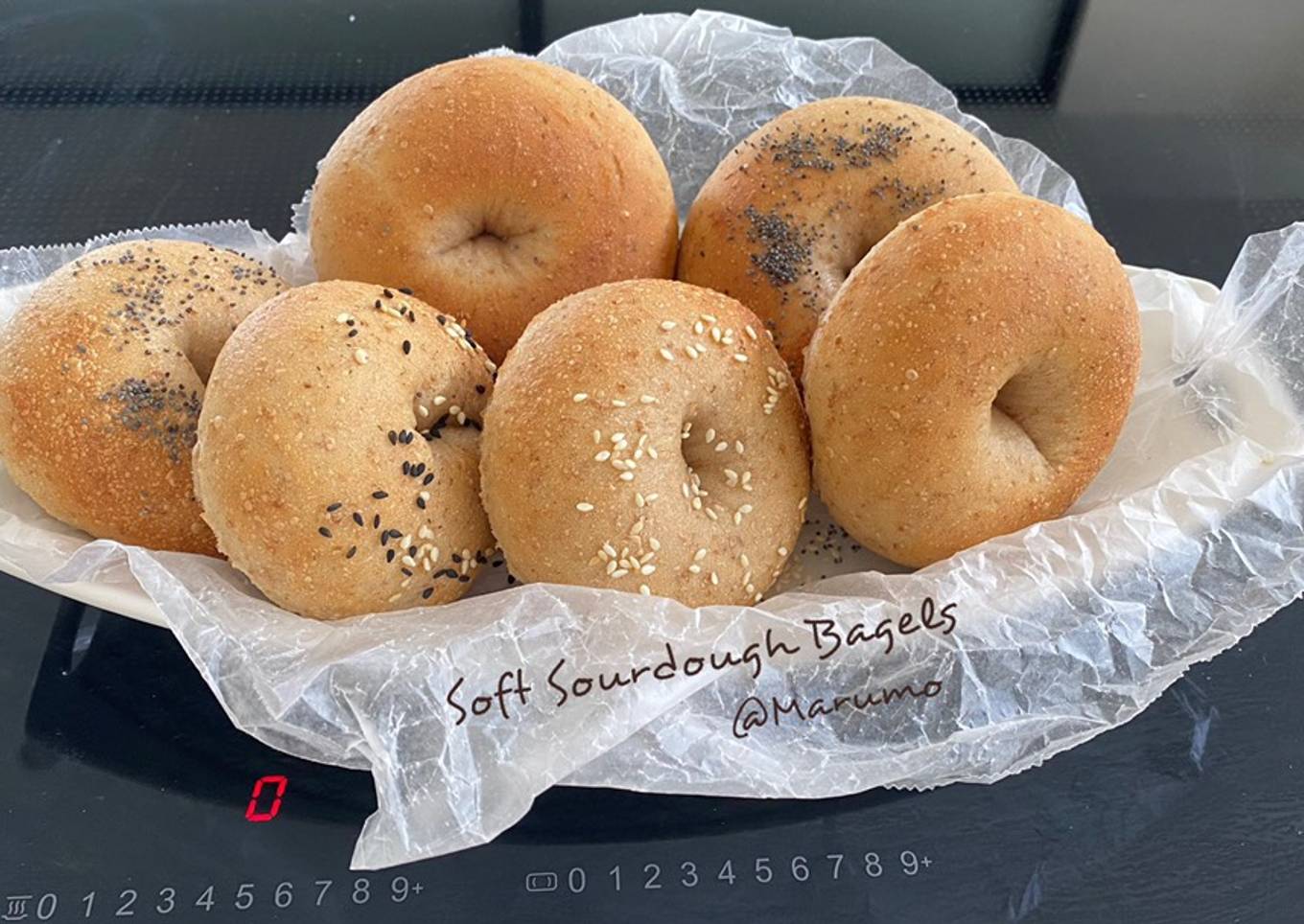 Soft Sourdough Bagels