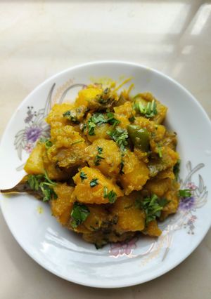 কুমড়োর কষা (kumror kosha recipe in bengali) রেসিপির প্রধান ছবি