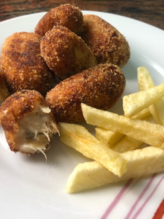 Una foto de Croquetas de atún sin gluten y sin lactosa