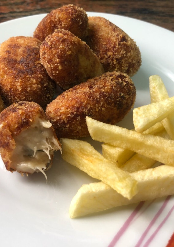 Una foto de Croquetas de atún sin gluten y sin lactosa