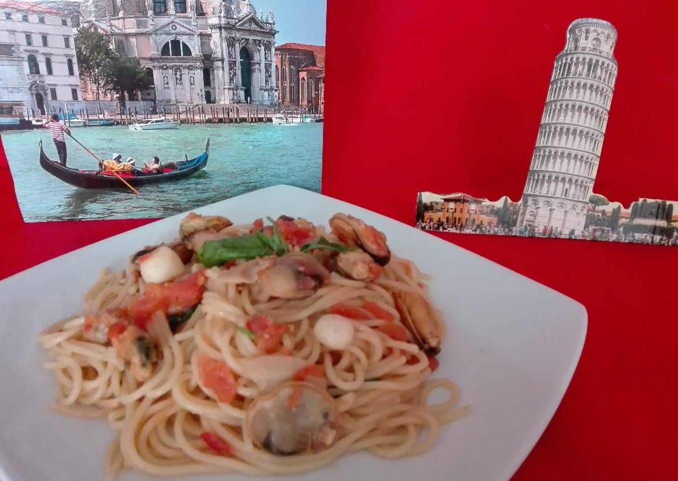 Espaguetis frutti di Mare