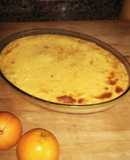 Flan de queso mascarpone y naranja