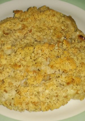 Una foto de Pechugas al horno con crujiente