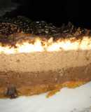 Tarta de 3 chocolates al café