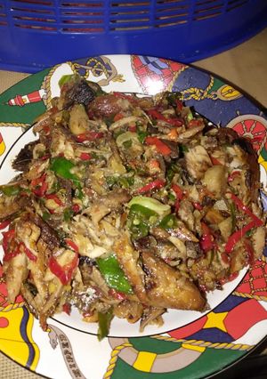 Foto resep Tongkol oseng mercon pelangi