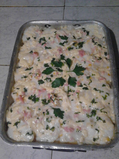 Una foto de Papas gratinadas con bechamel