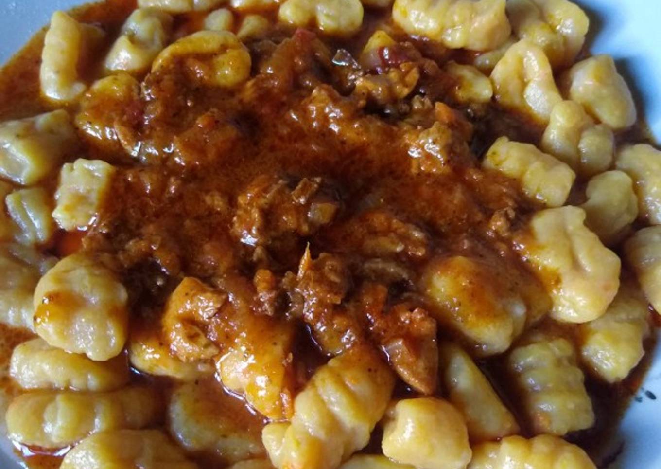 Ñoquis de Calabaza, Ricota y Zanahoria
