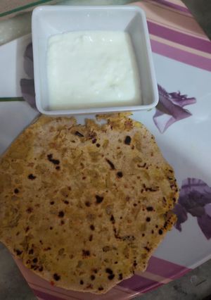 A picture of Onion Paratha.