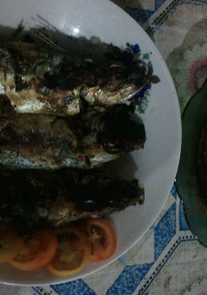 Foto resep Panggang ikan kembung mata besar