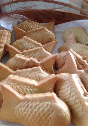A picture of Taiyaki with Costco Pancake Mix.