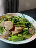 Tumis Kangkung Bakso