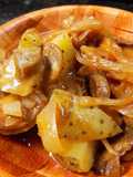 Butifarra con aderezo caprese ahumado
