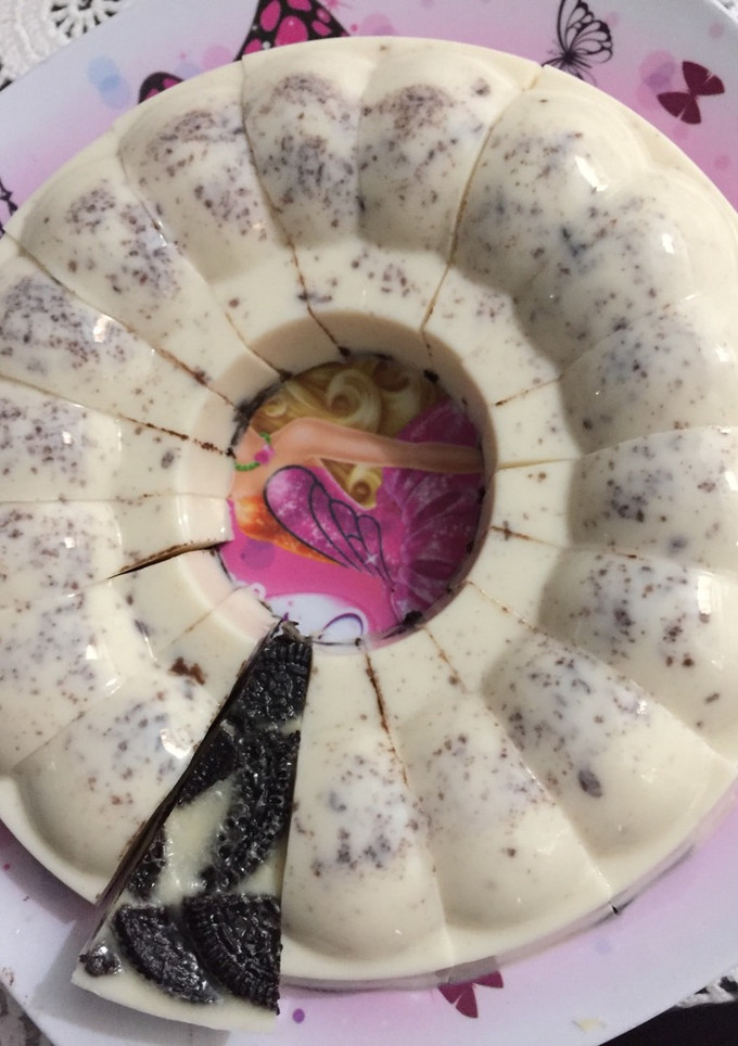 Foto resep Puding oreo mudah