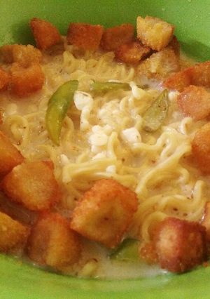 Foto resep Indomie carbonara simple ala waroeng upnormal