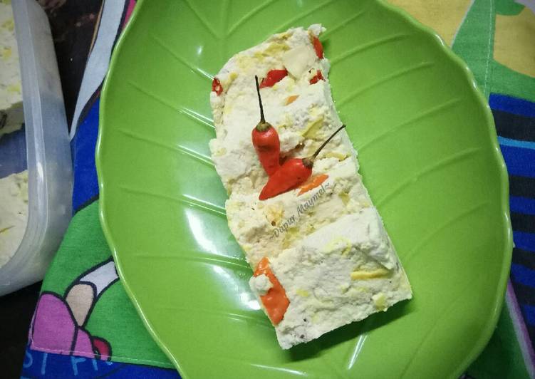Proses memasak Tim tahu/pepes tahu yang Menggugah Selera