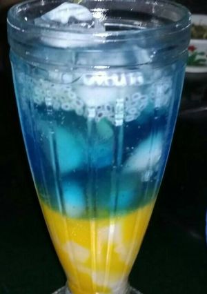 Foto resep Es Ocean Blue