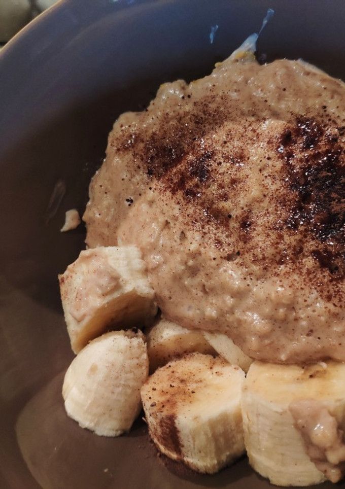 Una foto de Porridge de avena con sabor arroz con leche