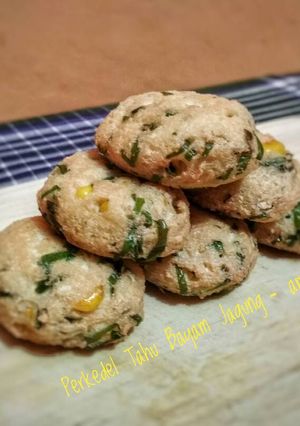 Foto resep Perkedel Tahu Bayam Jagung