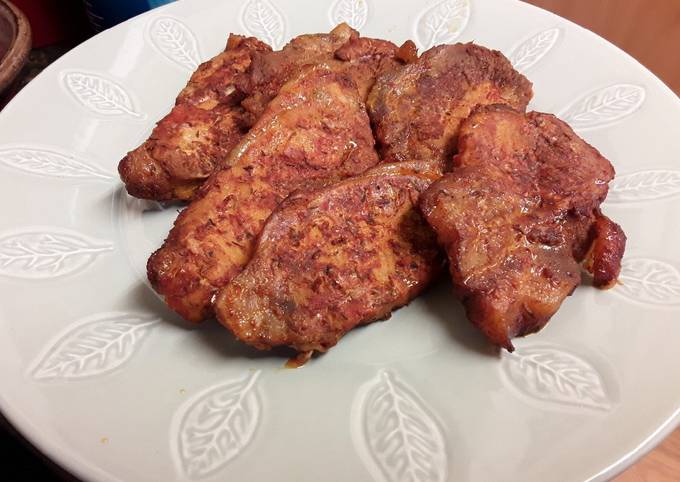 Mediterranean Pork Steaks 🥩