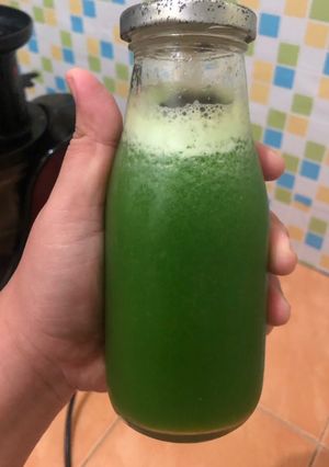Foto resep Jus Sehat Sawi timun nenas