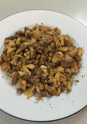 Hình của món Trứng bác mắm tôm Thượng Trại.