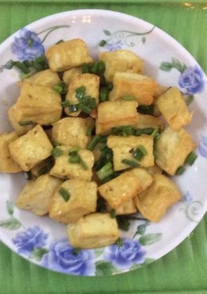 Hình của món Đậu phụ mắm mặn.