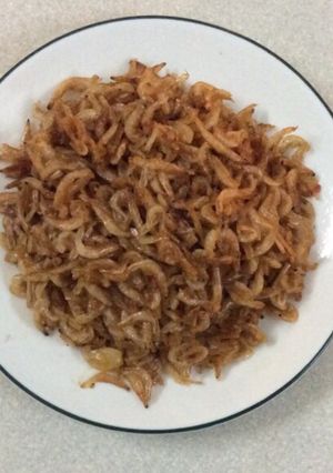 Hình của món Moi khô Hà Tĩnh rang .