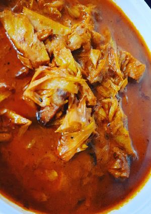 A picture of Dhaba Style Jackfruit curry(kathal).