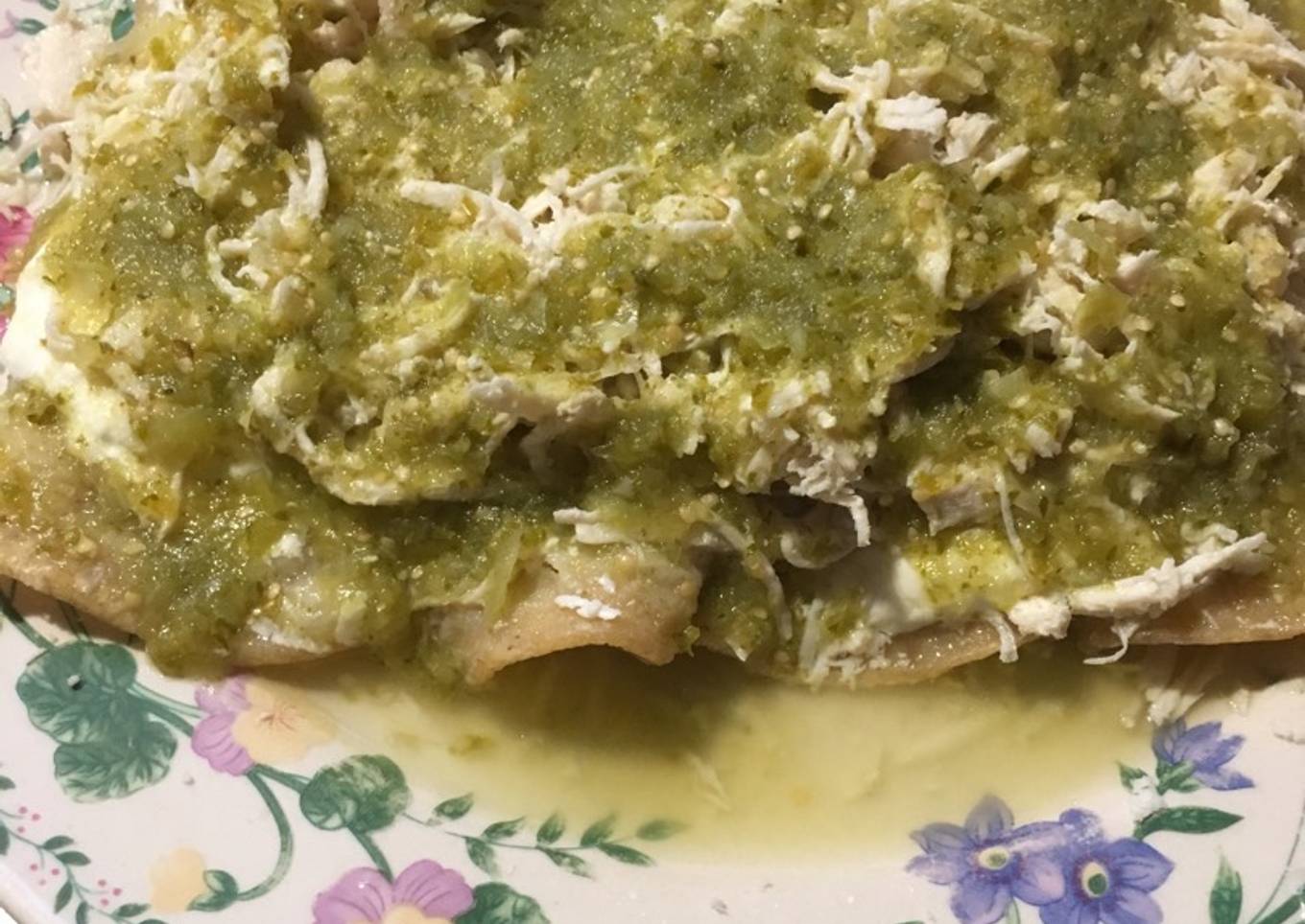 Enchiladas verdes