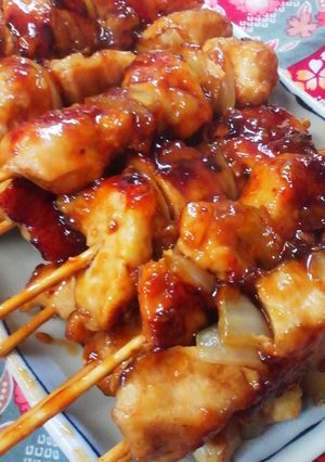 A picture of Tender Chicken Skewers with Chicken Breast.