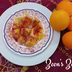 A picture of Mandarin Salad with Sumac.