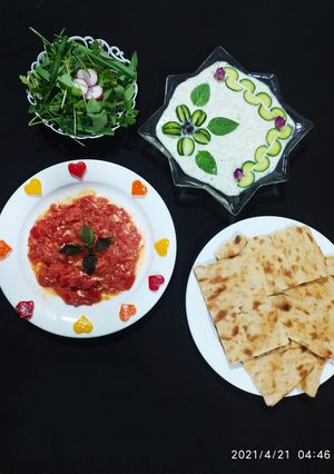 عکسی از دستور املت ساده