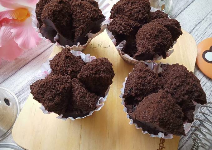 Brownies Mekar Tepung Beras (eggless)