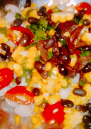 Una foto de Ensalada de porotos contundente!!