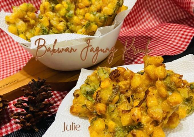 Resep 91 Bakwan Jagung Kriuk Oleh Juliana Tendeas Cookpad