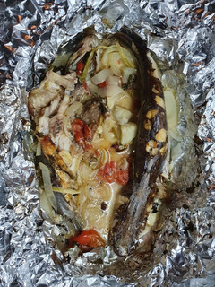 Una foto de Pescado al horno (con lo que hay)