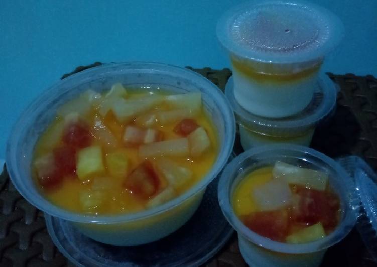 Puding tahu cocktail