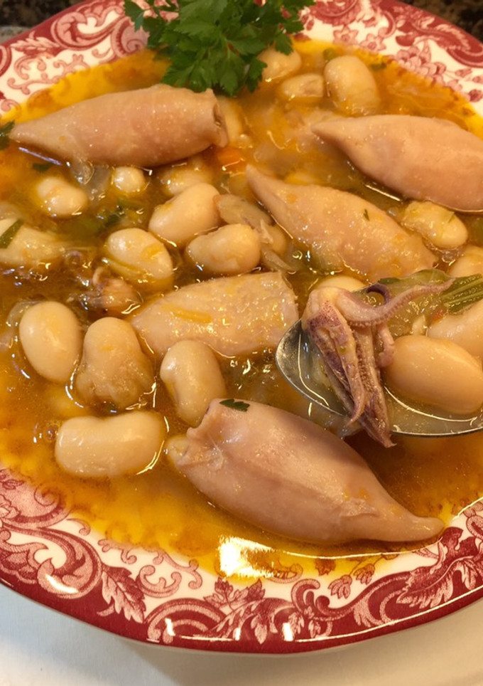 Una foto de Judiones con chipirones