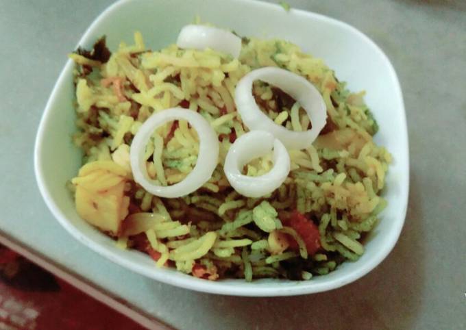 Colorful veg dum biriyani (biriyani contest)