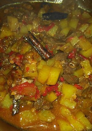 Foto resep Kentang sambel goreng ati ampela
