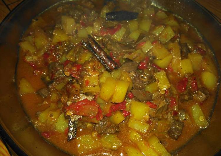 Langkah Mudah untuk Membuat Kentang sambel goreng ati ampela, Bikin Ngiler