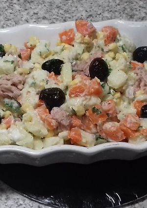A picture of How to make Potato Carrot Salad Recipe.