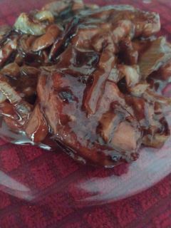 Una foto de Solomillo de cerdo con salsa teriyaki